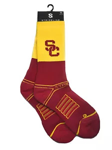 STRIDELINE USC Trojaner Premium Crew-Socken für Herren - gold/kardinal - Einheitsgröße 8-12 - Bild 1 von 1
