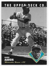 HANK AARON 1994 Upper Deck All Time Heroes card #144 Milwaukee Braves NR MT
