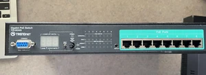 TRENDNET TPE-80WS WEB SMART GIGABIT POE SWITCH GETESTET - Bild 1 von 5