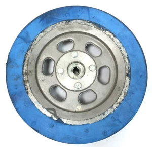 Flicx Flachgummi Riemenscheibe 300 mm Durchmesser Elektromotor 14 mm Bohrung Kugelvorschub - Bild 1 von 10