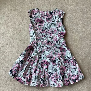 GAP GIRLS 10 SUNDRESS, FLORAL, SLEEVELESS, LINED, BACK ZIP, LOVELY PARTY /CASUAL - Picture 1 of 4
