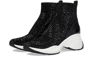 MICHAEL KORS Zuma Bootie Boots Embelished in Black Rhinestone Size 8M New in Box - Picture 1 of 6
