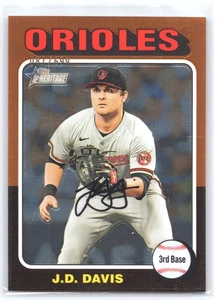 2024 Topps Heritage High Number J.D. Davis 087/699 Baltimore Orioles #514 - Picture 1 of 2