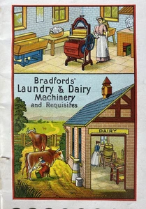 Thomas Bradford Laundry & Dairy Machinery Original 48 Page Pocket Catalogue 1908 - Foto 1 di 23
