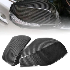 Mirror Cover Caps Fits for Infiniti Q50 Q50S Q60 Q70 QX30 2014-2022 Carbon Fiber - Bild 1 von 1