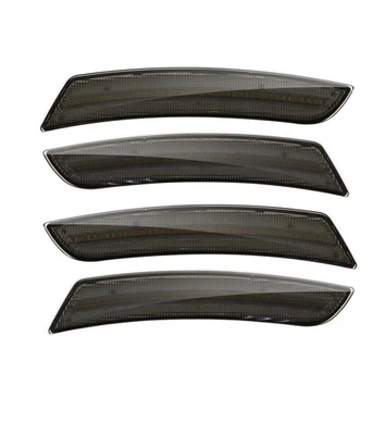 Lente ahumada LED luz de señalización lateral delantera trasera 4 piezas para Chevrolet Camaro 2016-2022 Foto 1 de 3