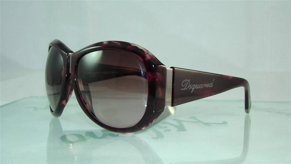 Óculos de sol DSQUARED2 DQ 0037 83Z PEARL LILÁS redondo lente gradiente tamanho 61 - Imagem 1 de 1