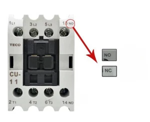 1/piece  NEW TECO CU-11 Electromagnetic AC Contactor 3A1a NO 3A1b NC - Picture 1 of 8