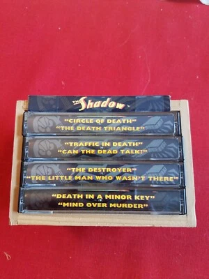 The Shadow Original Broadcasts From Radio Golden Age Cassette Tape Set of 4 Box - Image 1 of 4