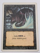 Magic: The Gathering💎Dark Ritual💎1994 Deck Master - Revised Edition🌟WOTC-MTG