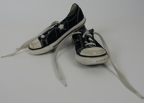 Scarpe da tennis basse Converse bambino One Star nere taglia 6 art deco