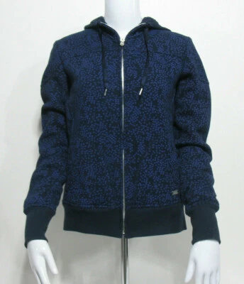 Sudadera con Capucha Lucy XSmall Cremallera Completa Cordón Azul Marino Con Salpicaduras Púrpura Foto 1 de 4