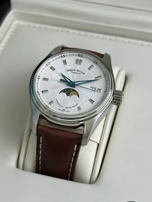 Swiss Made, Armand Nicolet A640L-AG-P140MR2 ,MOON & DATE - Immagine 1 di 3