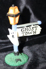 MIDWEST OF CANNON FALLS CREEPY HOLLOW Ghost Town Street Lamp & Sign