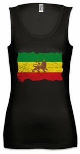 Ethiopia Rastafari Flag Damen Tank Top Rasta Babylon Irie Ska Reggae Jamaica - Picture 1 of 1