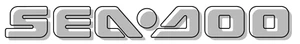 SEADOO // 37" X 5" // replacement Yellow and Grey Stickers Speedster 150 - Picture 1 of 2