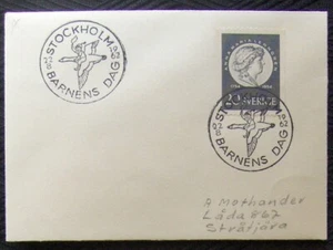 SWEDEN. FDC CHILDREN'S DAY 1963 small size. - Picture 1 of 1
