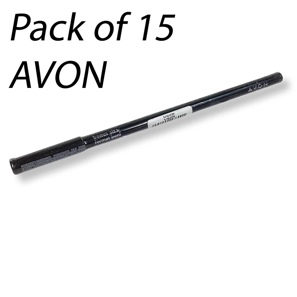 Pack of 5 AVON Bonus Size Turquoise Eye Liner/Contour 0.07 oz Each 094000176001