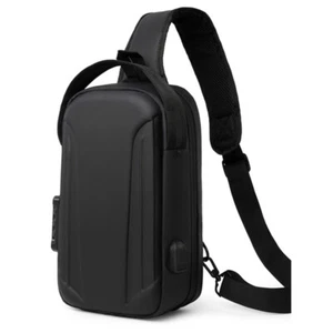 Men Lock Anti Theft Shoulder Bag Sling Crossbody Chest Oxford Travel Backpack  - Picture 1 of 27