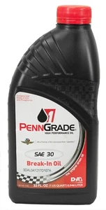 Penn Grade 1 Break-In Oil 30 wt with Zinc "NEW" Penn Grade @SPEED TECH - Picture 1 of 4