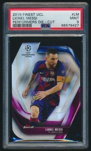 2019-20 Topps Finest UCL Champions League Performers Lionel Messi PSA 9 #FCLP-LM - Picture 1 of 2