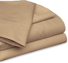 4 PC Sheet set Pure Egyptian Cotton 1000 TC 16 Inch Deep Pocket Soft and smooth