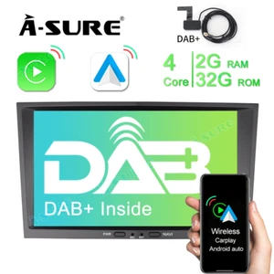 Frei DAB+ Box Android 14 Navi Autoradio OPEL Zafira B Vectra C Corsa D Astra H - Bild 1 von 15