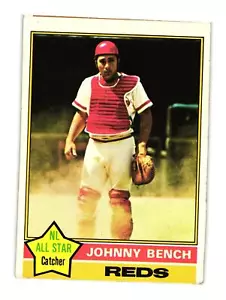 Johnny Bench Cincinnati Reds 1976 Topps #300 - Imagen 1 de 2