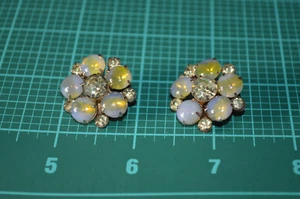 Weiss Rhinestone Earrings Jewelry Set Costume - Picture 1 of 9