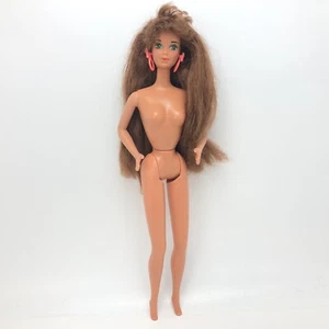 Pendiente Barbie 1990 All American Teresa Desnuda Cara Steffie Morena Pelo Prensado - Imagen 1 de 12