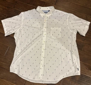 CAMISA IZOD MANGA CORTA CON BOTONES 4XLT VELEROS BLANCOS - Imagen 1 de 2