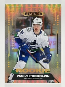 2021-22 UD - Stature - Rookie Vasily Podkolzin 139 241/399 - Bild 1 von 3