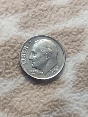 1990-P Roosevelt Dime--Edge Error - Image 1 of 4