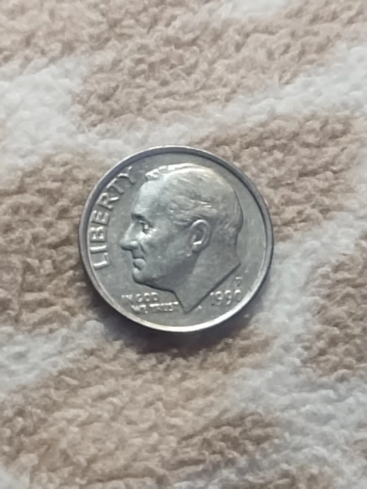 1990-P Roosevelt Dime--Edge Error - Image 1 of 4