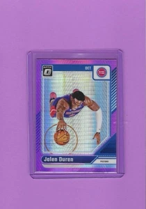 2024-25 Panini Donruss Optic - Jalen Duren #89 Pink Hyper Prizm - Imagen 1 de 2
