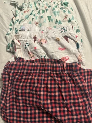 Set of 3 Old Navy Women’s Cozy Flannel Pajama Pants Christmas Holiday XXL - Image 1 of 4