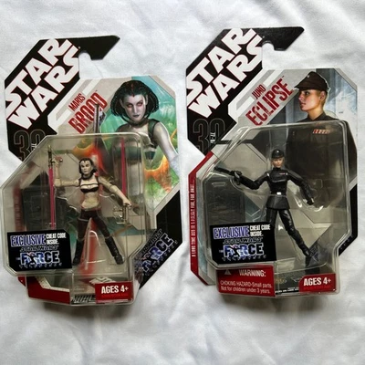 Star Wars Maris Brood Juno Eclipse 30th Force Unleashed Figure Lot! Mint in Card Foto 1 de 4