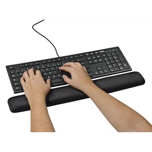 Hama Clavier Repose-Poignet GEL Pad Ergonomique Repose-Dos PC Portable - Photo 1/6