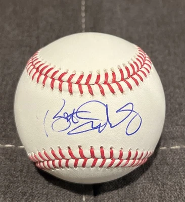 Balón MLB firmado por Bret Saberhagen. Royals 1985 WS Champ/WS MVP. 2x CY. Royals HOF Foto 1 de 3