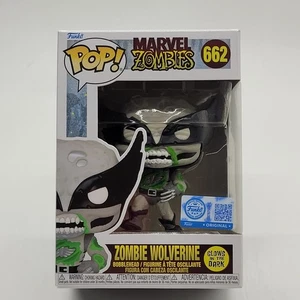 Funko Pop! Zombie Wolverine #662 Black & White Glow Exclusive w/ Protector GITD - Picture 1 of 15