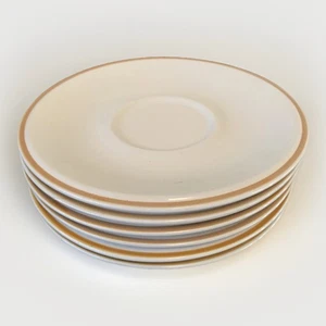 Strawberries ’n Cream Bread Dessert Lot Of 6 Stoneware Plates 6.5 In Vintage EUC - Picture 1 of 7