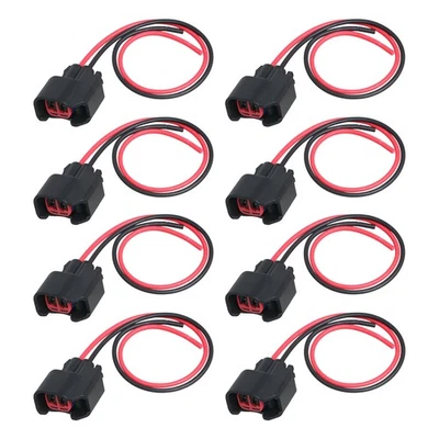 8x conectores de inyector de combustible de 2 vías para camioneta Dodge Intrepid Ram 1500 2000-2003 Foto 1 de 4