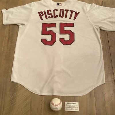 Camiseta Stephen Piscotty Usada Sin Firmar + Béisbol Oficial MLB Firmada. Tristar 🔥 Foto 1 de 4