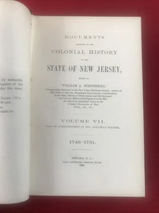 New Jersey archives first series volume seven 1883 - Picture 1 of 6