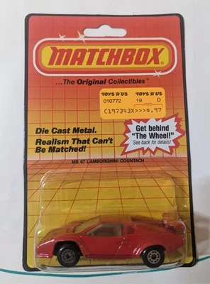1983 MatchBox Diecastmetal Original Collectibles MB67 Lamborghini Countach Red - Image 1 of 4