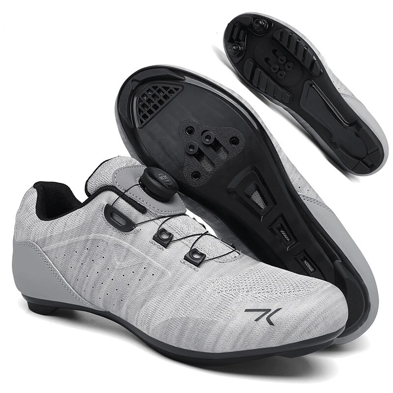 Para hombres Zapatos de Ciclismo de Carretera Mtb Bicicleta Tenis Transpirables Planos Zapatos de Bicicleta  Foto 1 de 4