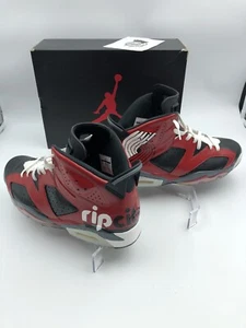 Nike Air Jordan 6 VI Retro Custom Painted Portland Trailblazers Gr. 11,5 - Bild 1 von 16