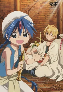 poster promo Magi The Labyrinth of Magic La storia della Arcana Famiglia anime - Picture 1 of 2