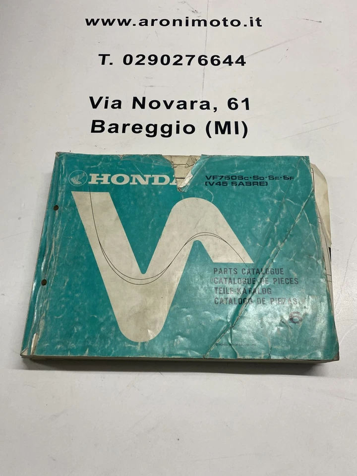 本田 vf 750 SC/D/E/F/V45SABRE Origin 备件目录 — 第 1/1 张图片