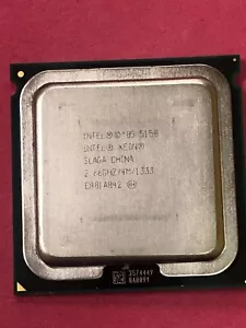 ▶️INTEL XEON 5150 Dual Core 2.66GHz/4M/1333 CPU Processor SLAGA E801A842 - Picture 1 of 2